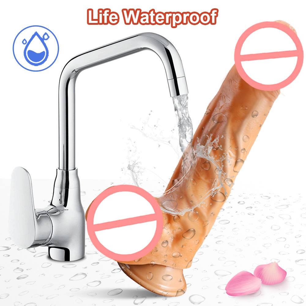 10 Modes Heating G Spot Realistic Dildo Vibrator for Women Masturbator Stimulate Vagina Massager Silicone Artificial Sex Toys