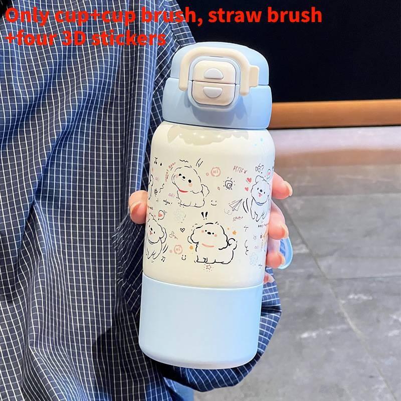 Strawberry Dog Childrens Thermos With Large Capacity Vacuum Insulation For Kids