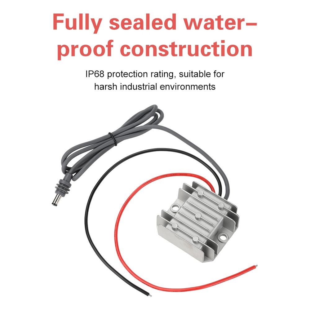 DC 9-28V auf DC 30V 3,5A Aufwärtswandler Stromkabeladapter IP68 wasserdicht Step-Up-Netzteilmodul für Starlink Mini Power