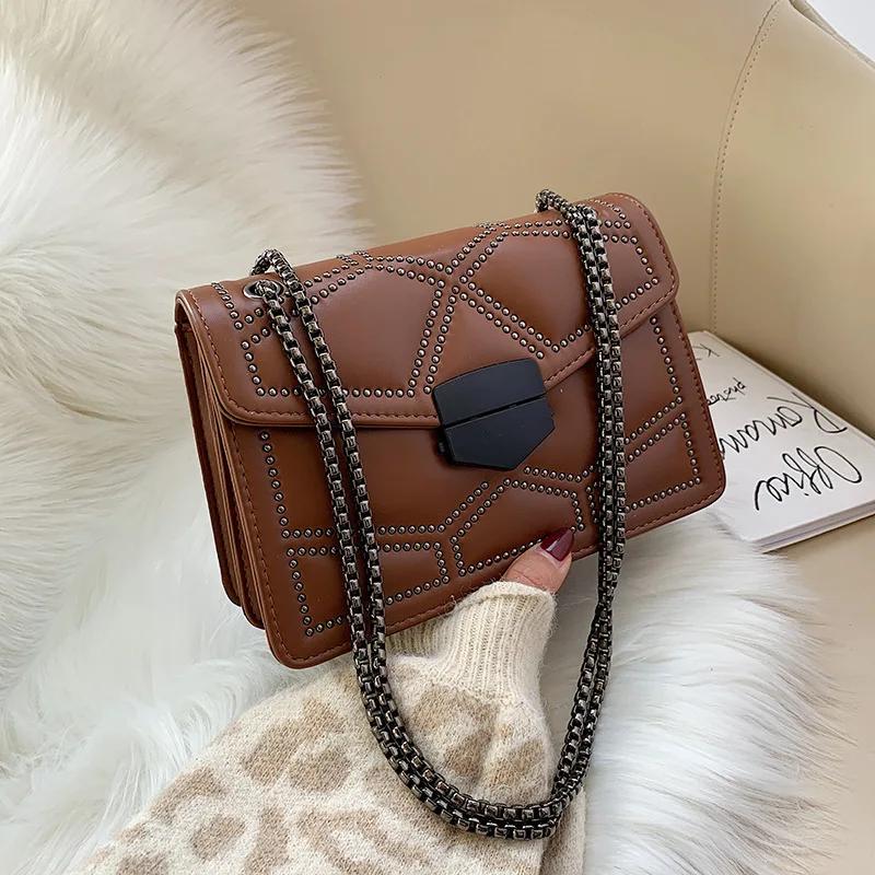 Borse da Donna e Borse Designer Lusso Borse a Tracolla da Donna Portafoglio a Borsa in Pelle con Diamanti Borsa a Spalla Casual Messenger Bag