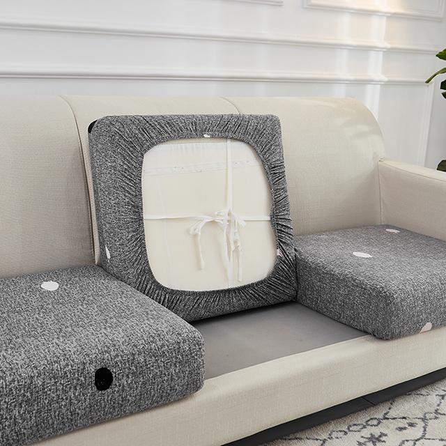 Printing Sofa Seat Cushion Cover For Furniture Elastic Protector Covers Pets Washable Removable Livingroom Sofas Cushion Case