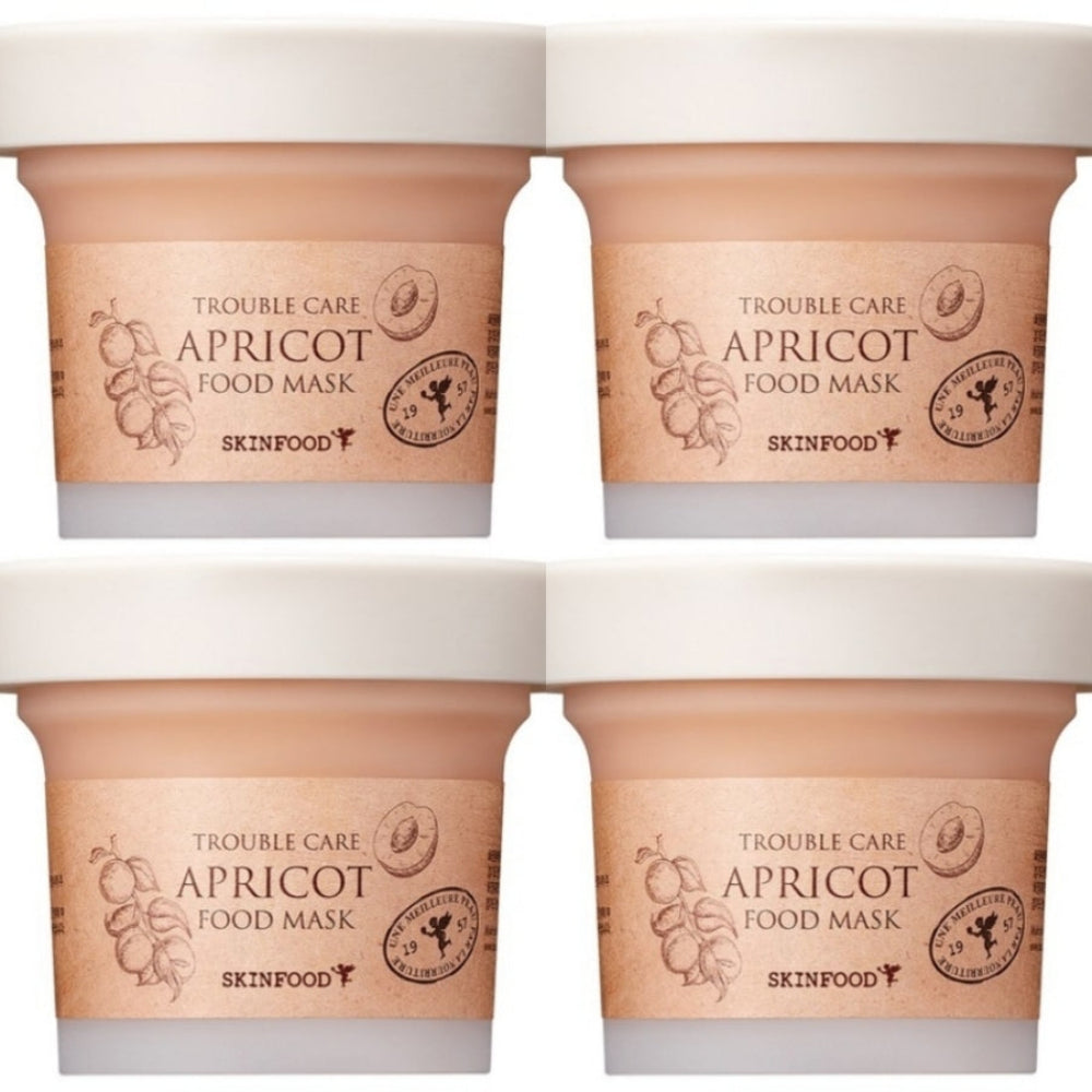 SKINFOOD Apricot Food Mask Pack 120g*1Pc/2Pcs/4Pcs