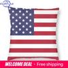 Usa Australia Flag Print Cushion Cover Super Soft Short Plush Pillow Covers 45*45 Throw Pillow Case Sofa Home Decor Pillowcase
