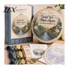 Holiday Theme Embroidery Projects Christmas Kit for Beginners, Pre-Printed Pattern Full Set Art And Craft Kits Adults of Tools, DIY Needlework Festive