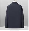 Men's Milk Silk Windproof Jacket - Spring/Autumn Business Casual, Non-Iron, Anti-Wrinkle, Soft Lapel Outerwear