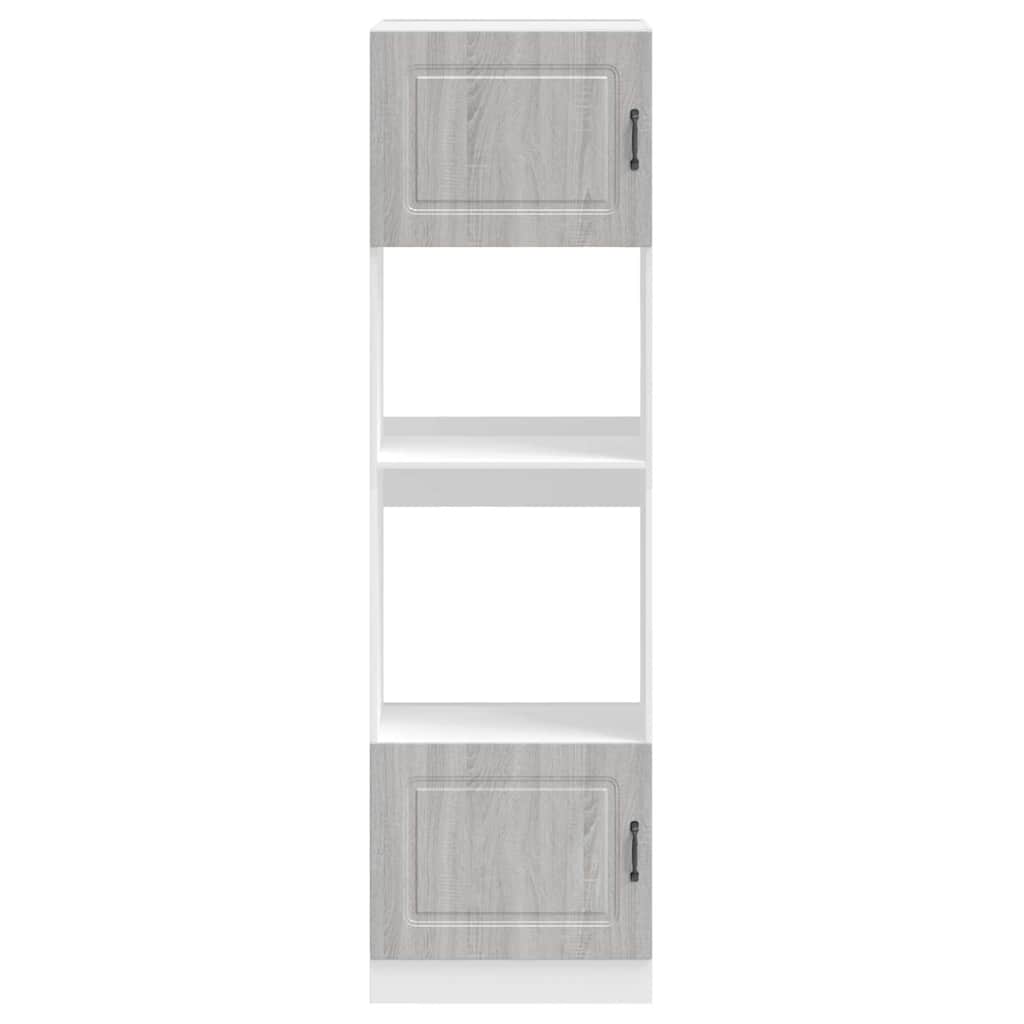 Kalmar Oven Cabinets 2 Pcs Grey Sonoma Wood Based Material