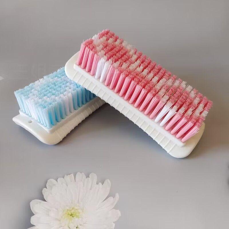 Hard bristle cleaning brush, multi-functional laundry brush, colored bristle board brush, household plastic shoe brush, household laundry brush