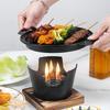 Detachable Japanese Alcohol Stove Portable BBQ Plate Household Barbecue Grill  Garden