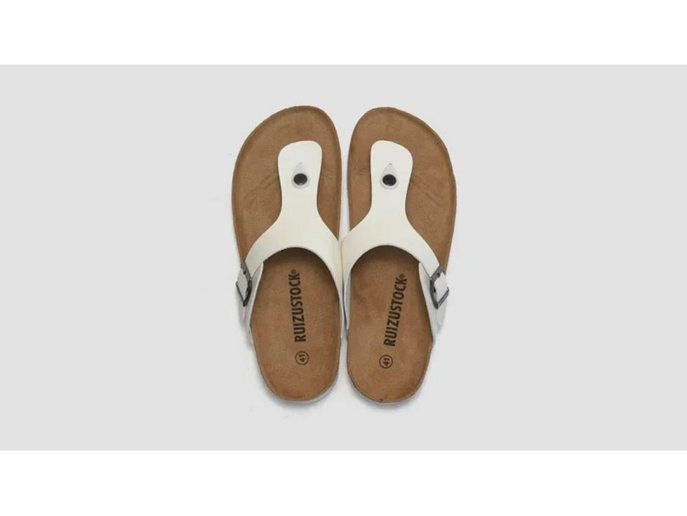 Ruizu Cork Slippers: Trendy Korean-Style Unisex Summer Beach Sandals & Casual Flip Flops