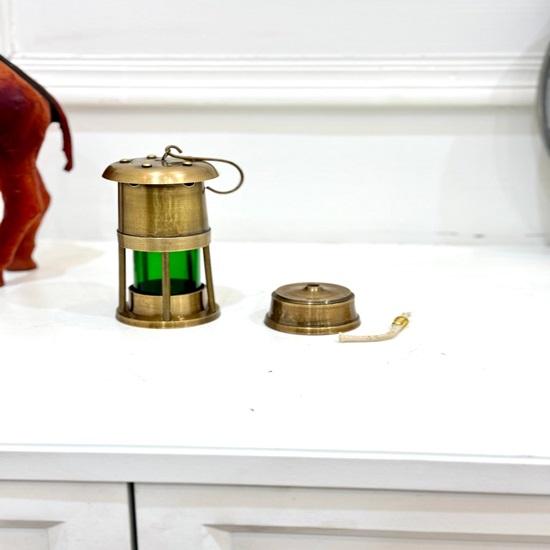 Massive Messing Kleine Lampe Laterne – 15 CM Schiffslaterne für Maritime Bootslicht Dekoration, Weihnachtsgeschenk