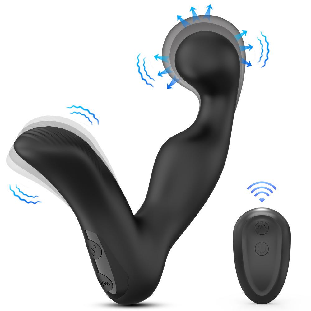 Magnetic Rechargeable Inflatable Anal Vibrator: 10 Vibration Modes & 3 Inflation Settings for Ultimate Pleasure