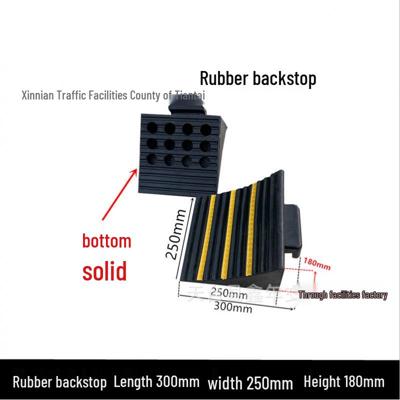 Anti-slip Rubber Wheel Chock for Parking and Stability