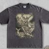 Vintage Y2k Hirsch 90er Grafikstil T-Shirt, Retro Jäger Hirsch T-Shirt, 2000er Hirsch Oversize Unisex. Nature Streetwear