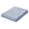 Nishikawa Single Towel Blanket, Washable, 100% Cotton, Soft and Lightweight, Jacquard Weave, Blue, FR03040004
