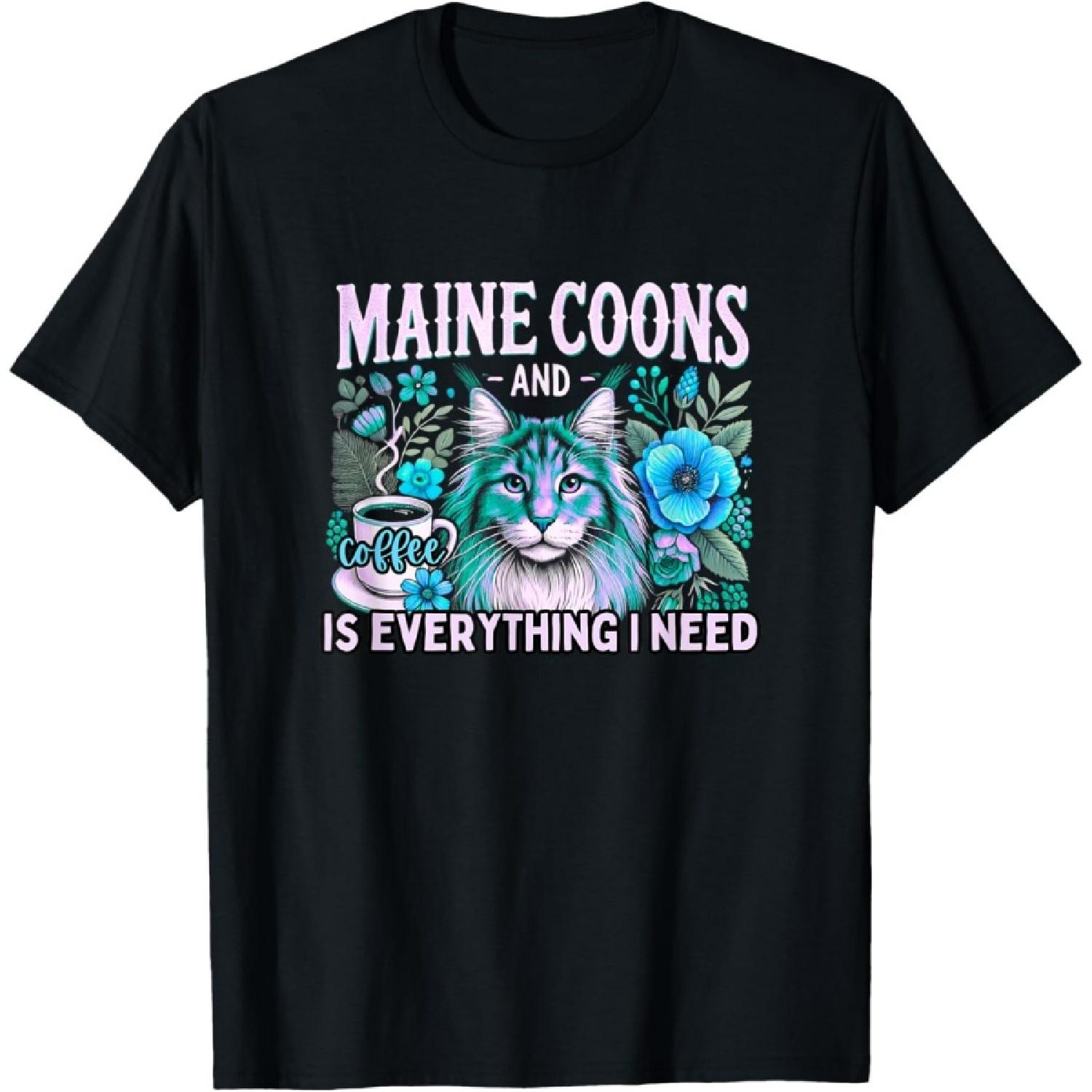 Maine Coon Lover Maine Coon Cat Maine Coons T-Shirt(1) S