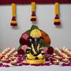 Handcrafted Black Ganesha Idol for Car Dashboard Item: Ganesh Ji, Ganpati Bappa Murti for Home Decor