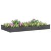 VidaXL Raised Garden Bed with Liner 240x120x25 Cm Solid Fir Wood 364303