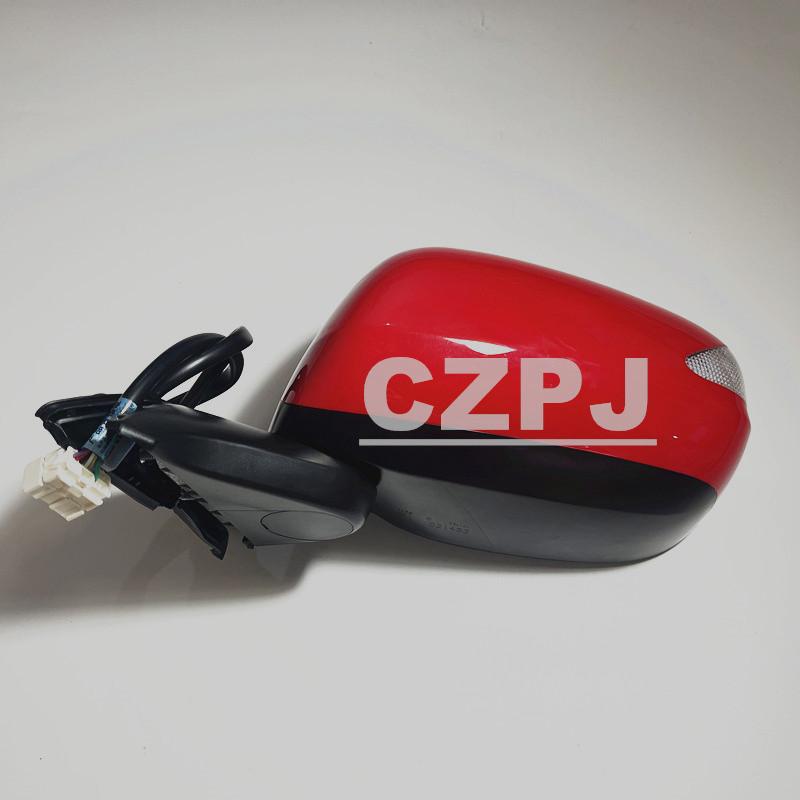 7 Wires Electric Folding Rearview Side Mirror Assembly For Honda Jazz Fit GE6 GE8 2009 2010 2011 2012 2013 2014 With Turn Signal