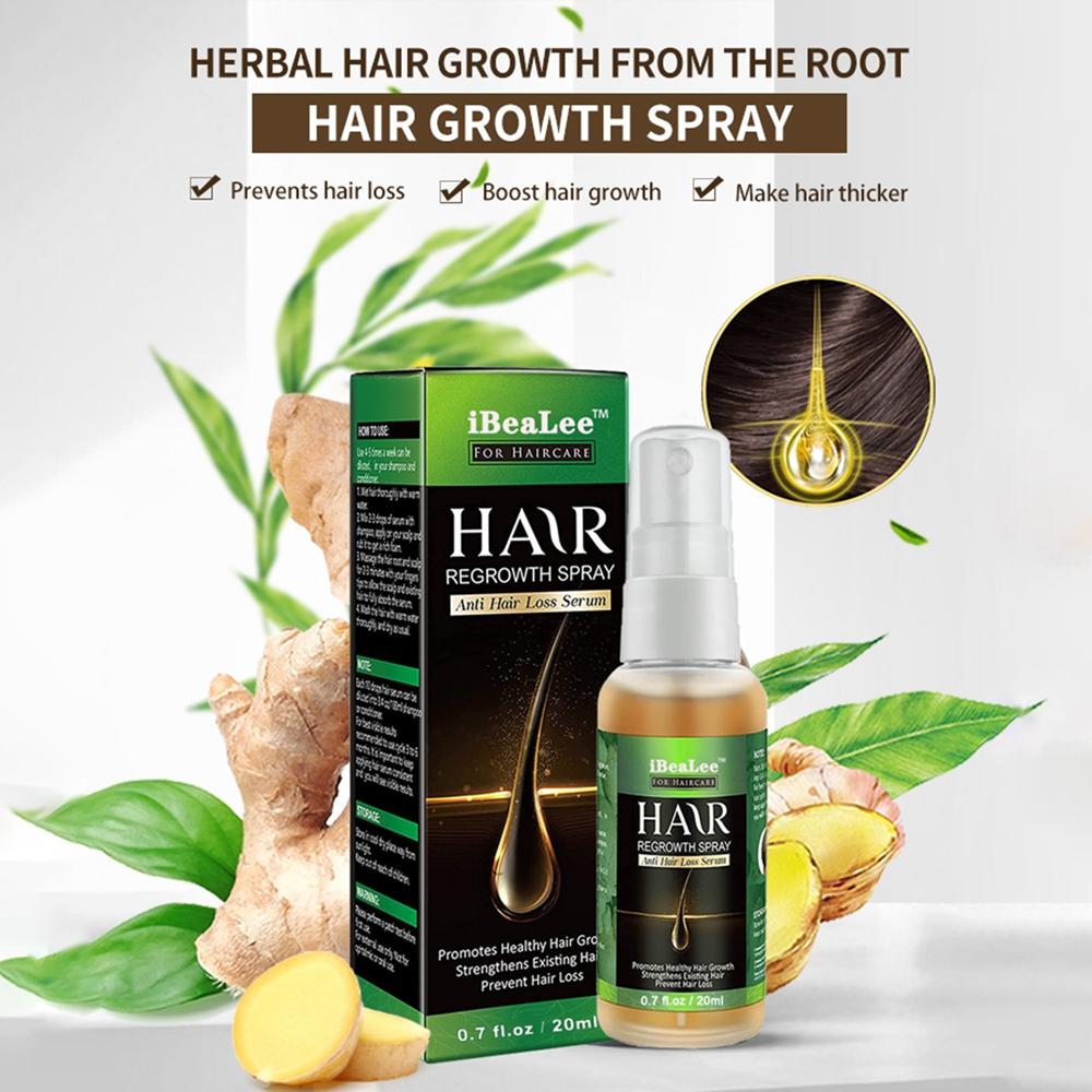 Ginger Hair Growth Products Fast Growing Hair Essential Oil Beauty Hair Care Prevent Hair Loss Oil  Treatment for Men Women