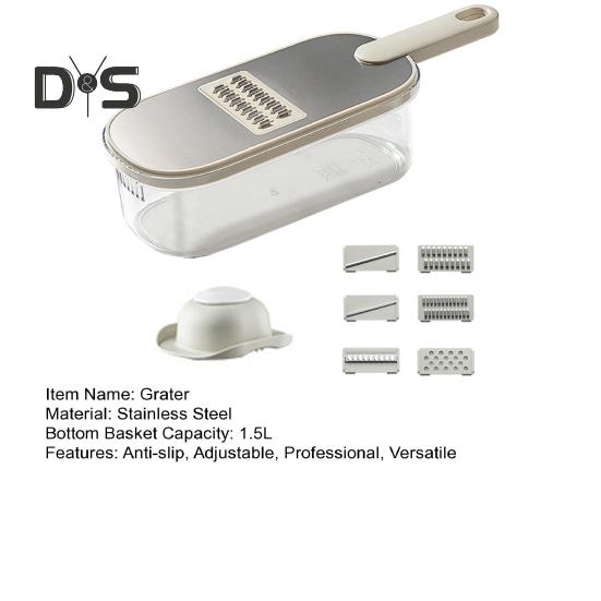 Käsereibe, Gemüsereibe, Edelstahl-Gemüsehobel, Reibe, Mehrzweck-Küchenwerkzeug zum Schneiden und Zerkleinern