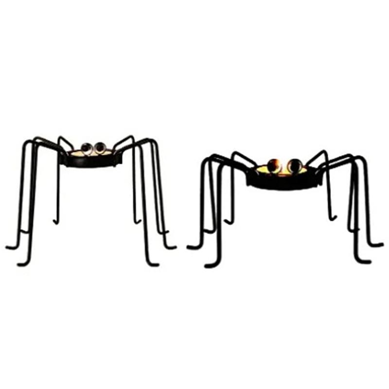 

Halloween Candle Holders Spiders Tealight Candle Holders Halloween Party Decorations Candlestick Holders Home Decors 1