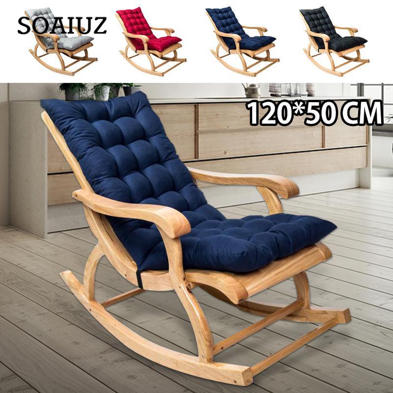 New Home Recliner Cushion Rocking Chair Cushion Outdoor Garden Fabric Backrest Rattan Chair Cushion