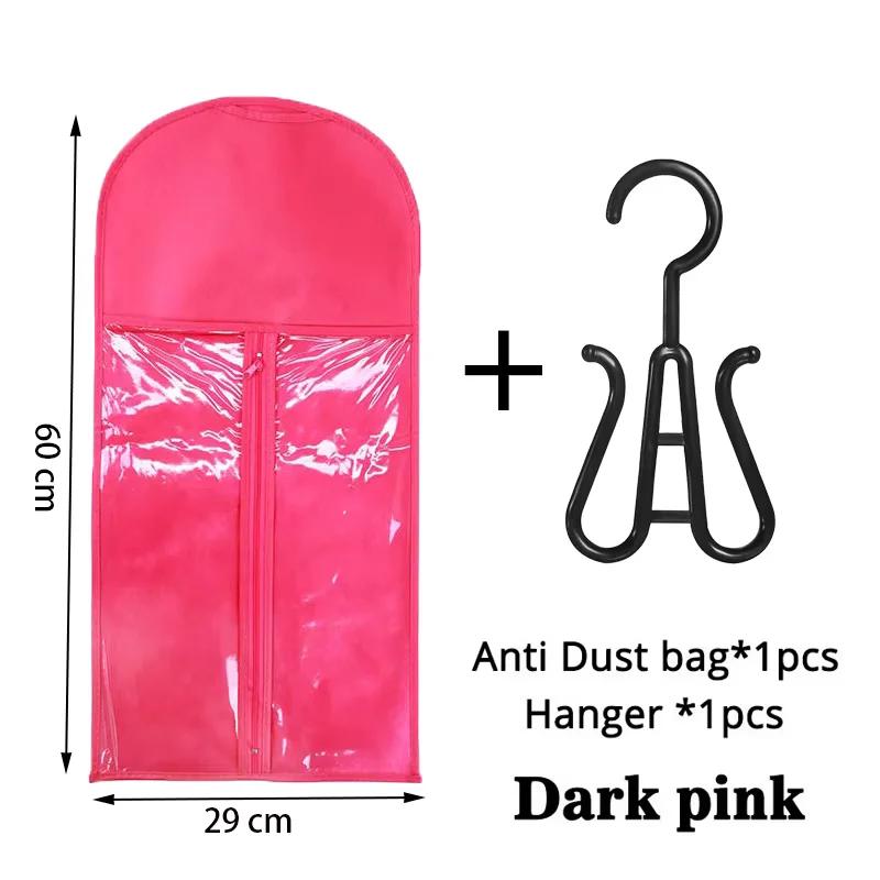 Plussign Wig Storage Bag With Hanger Holder Case Wigs Pouch Water Dust-Proof Organizer Protect For Professional Hair Extensions