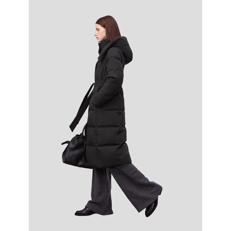 Bingjie Women's J5400DB90 95% Down Long Hooded Puffer Jacket