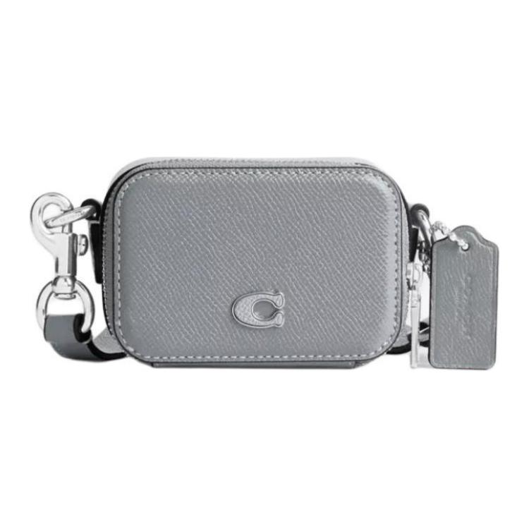 

Coach Mini Detachable Adjustable Shoulder Strap Leather Shoulder Handbag Men handbags Gray CP271-N19 Basic Set (Bag+Dust Bag)