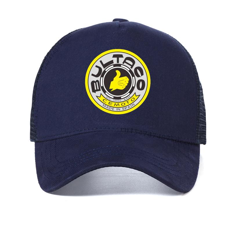 

Bultaco Cemoto Motorcycles Unisex hat summer fashion brand baseball cap casual cool Mesh breathable Snapback hats Garros Adjustable