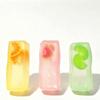 Transparent Squishy Toy Soft Creamy Texture Fruit Ice Cube Squishy Toy Fruit Ice Cube Toy  Gift