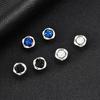 Non Piercing Magnetic Small Ear Clip for Men Women, High Quality Zircon Clip On Earrings, Fashion Jewelry Gifts