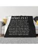 Ezekiel 25_17 - Full Verse Ultra Soft Microfiber Blanket