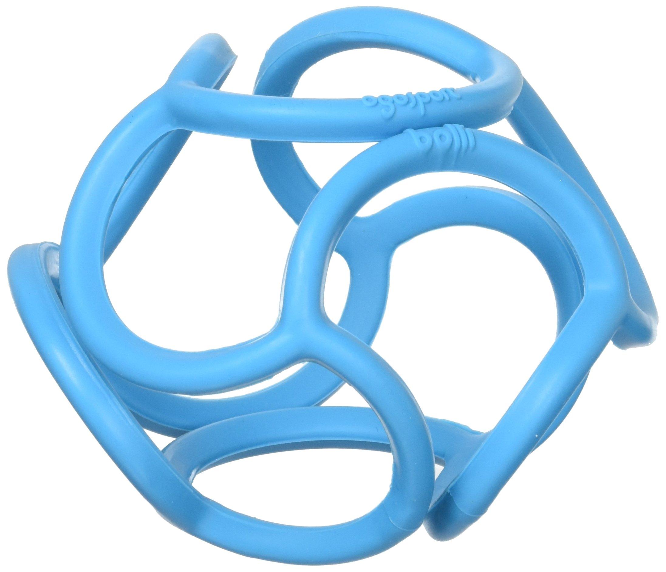 

First Teether Safe Blue Bolly s Ball, Squeeze, Bite, Pull, Material, синий