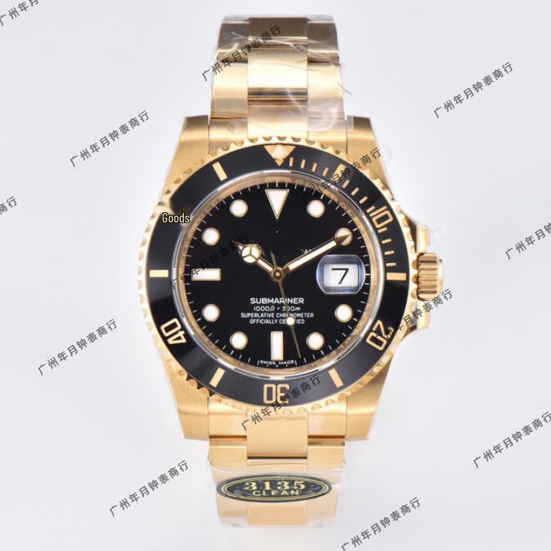 Rolex Erkek Mekanik Siyah ve Yeşil Submariner Saat