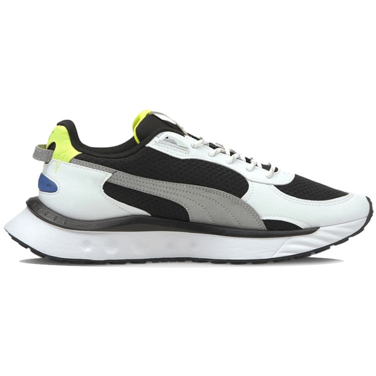 Puma Wild Rider Journey To Space Unisex Sneakers White Black Silver 382646-01