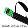 U2JB Archerys Holder Adult Arrows Quivers Hip Back Quivers Waist Side Arrows Bag Recurves Compound Bows Carrying Pouches 5
