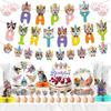Pet Birthday Theme Party Decoration Cat Pet Cat Birthday Flag Latte Flower Paper Cup Plate