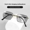 Photochromic Reading Glasses Multi Functional Sunglasses HD Anti Blue Light Anti Fatigue Reading Glasses Are Versatile