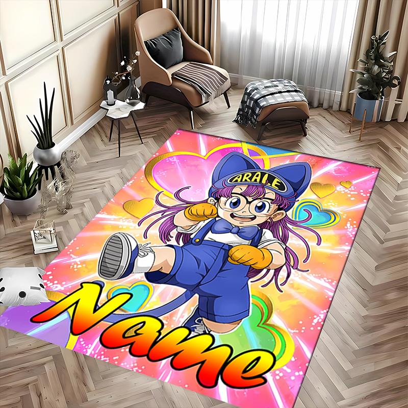 Custom personalization Arale Norimaki Area Rug - Perfect For Kitchen, Bathroom,Laundry Room Decor Large Size Available,Gift All Seasons