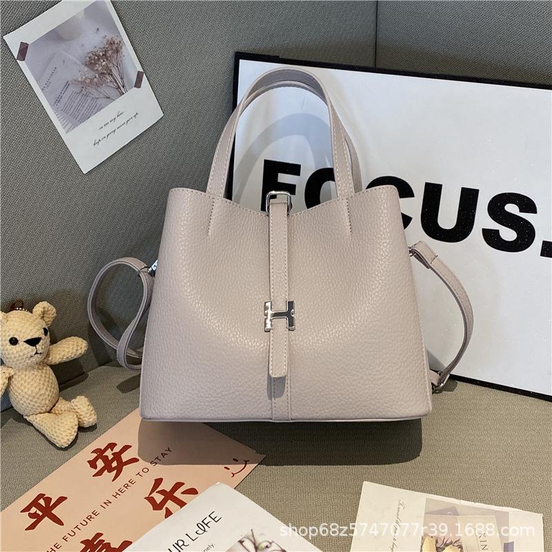 Bucket bag niche handbag soft pitot messenger bag premium commuter bag women's shoulder bag