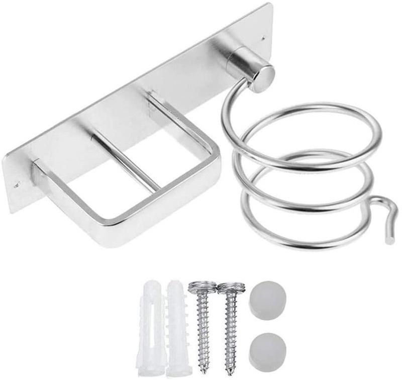 Aluminum Hair Dryer Stand With Anodized Surface Treatment Space-saving Storage Shelf For Straighteners And Curling Irons Holds Up To 5kg