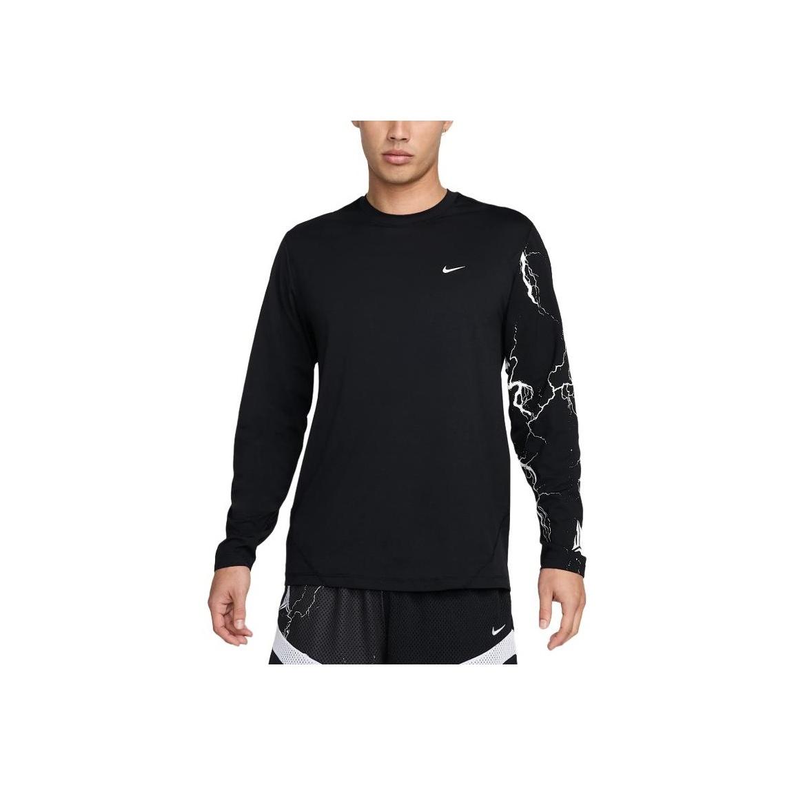 

Nike Свитшот с круглым вырезом и логотипом, длинный рукав, мужская толстовка, черный цвет HJ3892-010 M