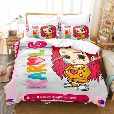 Karol G Mermaid Manana Sera Bonito SVG Bedding Set Print With Pillowcase Duvet Cover Queen Super King Size Manana Sera Bonito 2
