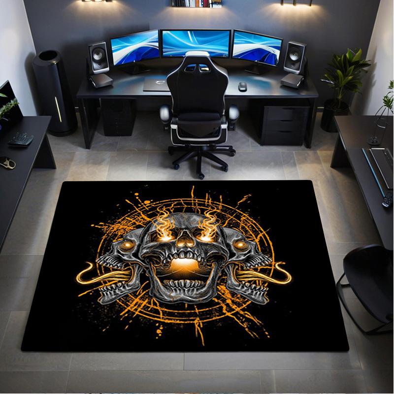 Halloween  Horror Rug - Home Carpet Office Decorative Carpet For Living Room Bedroom Door Mat Floor Rug Computer Chair Area Rug