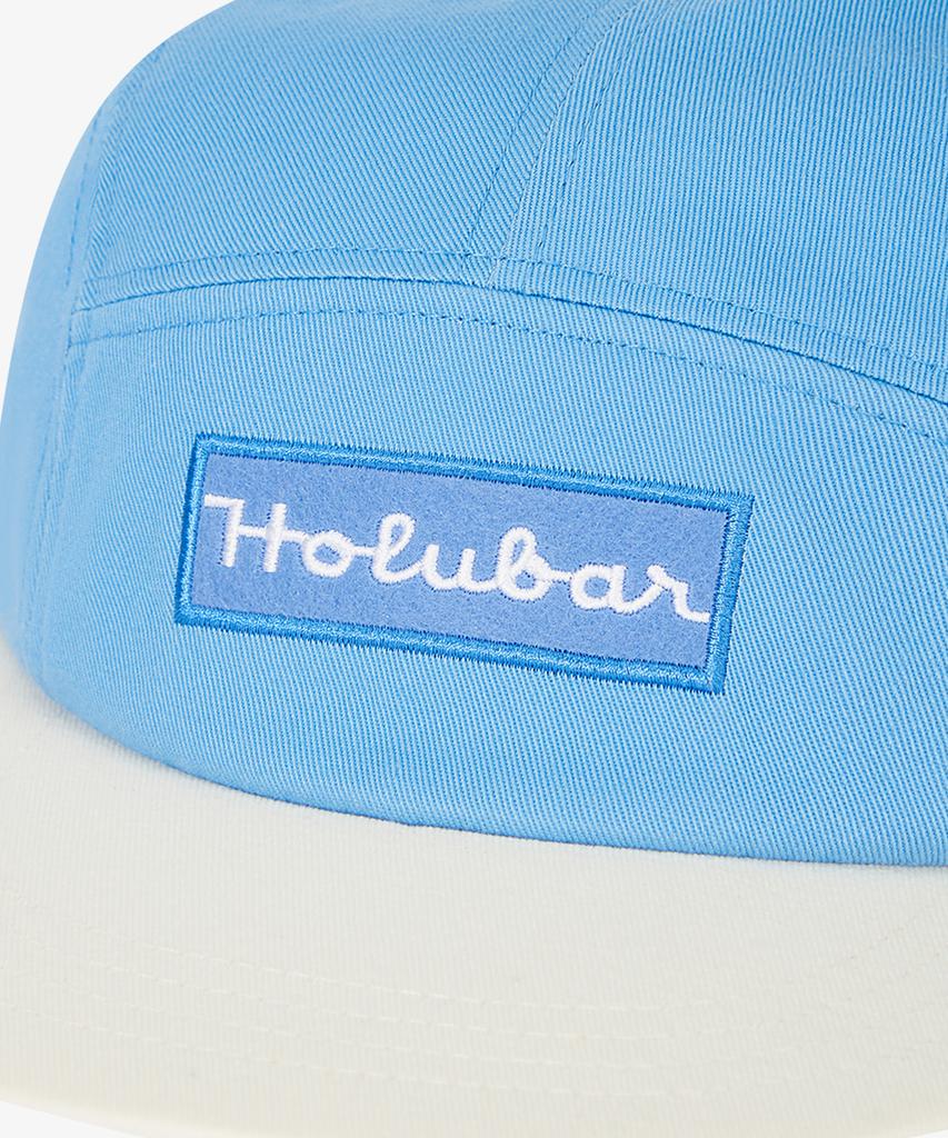 Holluba 5P Logo Two-Tone Camp Cap Blue