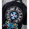 8708 CHROME HEARTS 2026 Summer New High Quality Cotton Round Neck Loose Large Size Men's and Women's T-shirt Couple T-shirt
