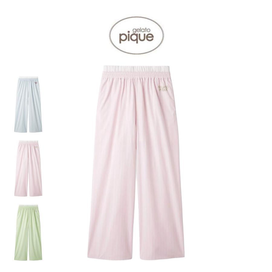 gelato pique UV protection striped long pants pwfp262361 gelato pique pajamas loungewear ladies gelato pique