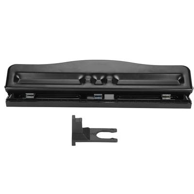 3-Loch-Lochstanzer, verstellbar, für Zuhause, Büro, DIY, manuelles Lochstanzer-Zubehör, Schwarz