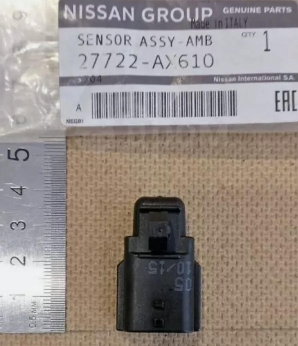 

NISSAN OEM Genuine Sensor Assy-Ambient 27722-AX610